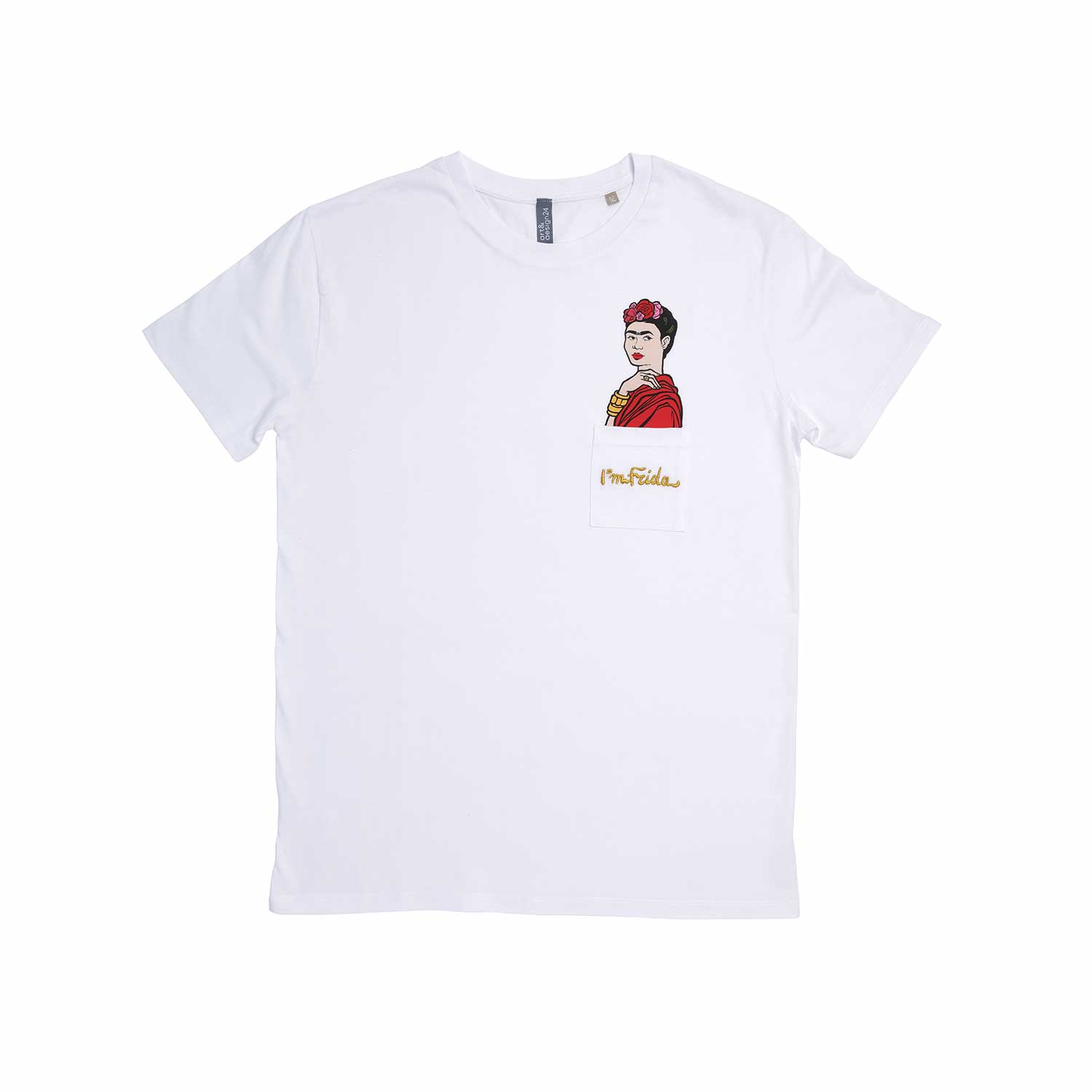 Maglietta con frida kahlo top