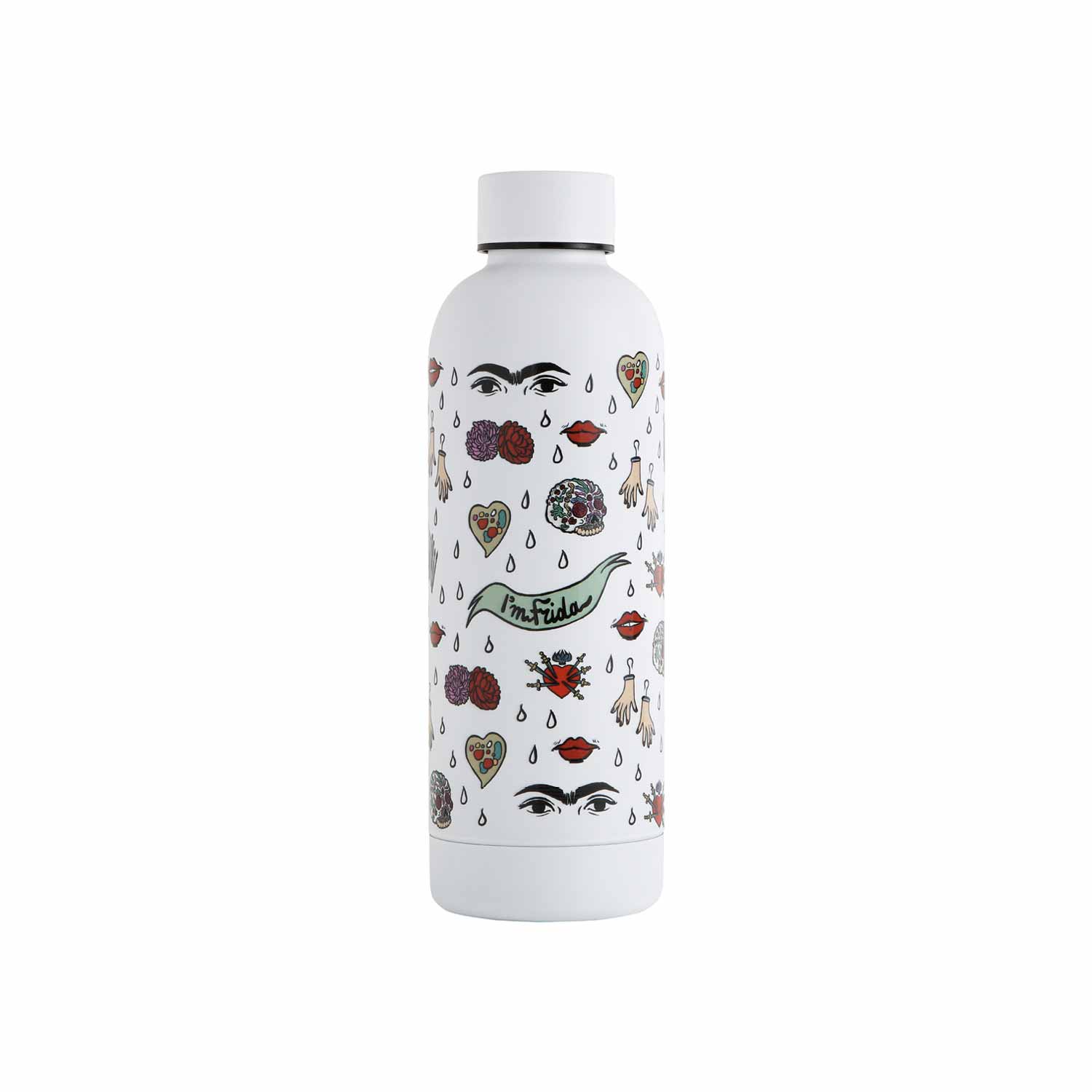 I’m Frida pattern water bottle