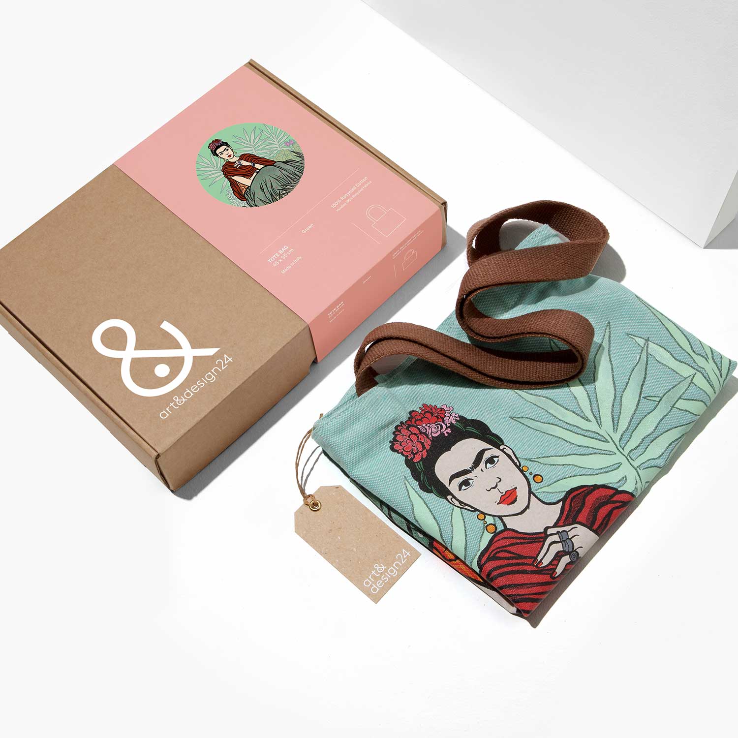 I’m Frida green tote bag